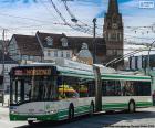 Троллейбус является Электрический автобус, руководствовался catenary от где он принимает электрической энергии